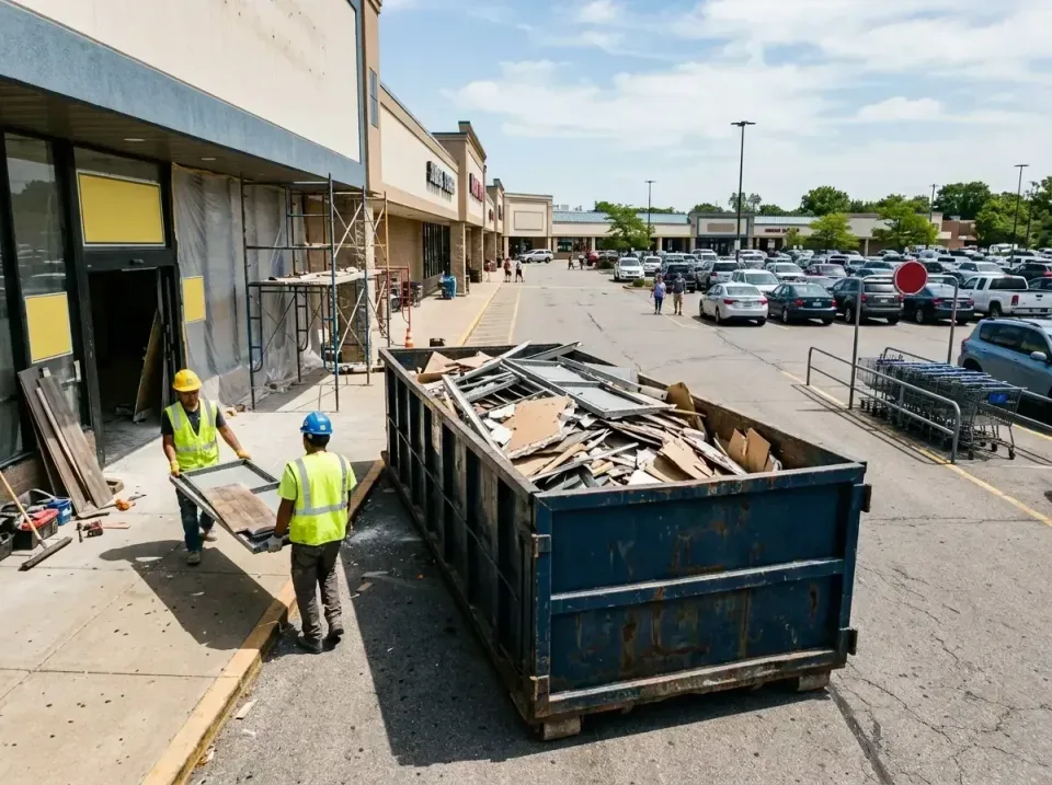 retail-store-renovation-debris-003 — frequently asked questions, Roll-off Dumpster Rentals in Elkins, AR